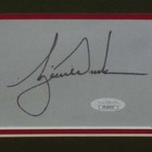 Tiger Woods Autographed 2019 Masters Champion Deluxe Framed Flag Piece With Sign