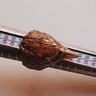 Extremely Rare Ancient Ring Bronze Roman Eagle Symbol Old Authentic Artifact