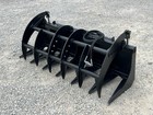 Proworks 72  Root Rake Clam Grapple Attachment Compact Tractor Loader Skid Steer