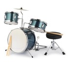 Ktaxon 3 Pack Junior Drum Set  Beginner Drum Kit With Throne  Cymbal  Drumstick