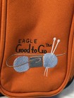 Eagle Good To Go Knitting Crochet Heavy Duty Large Bag   Excellent Condition