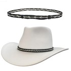 Gamboa Horsehair Hat Band For Cowboy Hats Black