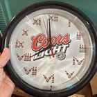 Coors Light Beer Clock Lighted Clock 11 75 Wide  Clock Works But Light Does Not 
