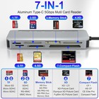 Usb C Memory Stick Pro Duo Card Aluminum 5gbps Reader 7in1 Xd Card Reader  Sd Ca