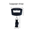 Portable Portable Travel Luggage Electronic Scale  Digital Lcd Hanging Suitca   