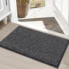 Dirt Trapper Door Mat 20 x32  - Non-slip  Washable  Absorbent Entrance Mat  Char