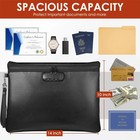 Fireproof Document Bag Waterproof Safe Cash Money Pouch Storage Envelope Folder