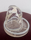 French Opalescent Bottoms Up Shot Glass   Coaster