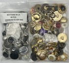 Vip Mixed Lot All Kinds Of Gold   Silver Unique Decorative Buttons All Sizes