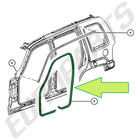 2002-2007 Jeep Liberty Kj Door Seal 4-piece Rubber Weatherstrip Set 55360965aa