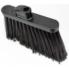 Sparta 12 In  Black Polypropylene Flagged Upright Broom Head 12-pack 