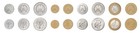 Djibouti 1-500 Francs 9 Pieces Full Set  1977-2017  Km  20-42  Mint X 10 Pcs