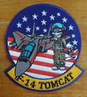 Usn   F-14 Tomcat   Us Navy Vf Top Gun Grumman Fighter Squadron Military Patch