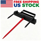 39 Inch Spear For Tractor Bucket Heavy Duty Bale Spear Attachment 4000 Lbs Hay