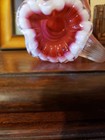 Vintage Fenton Cranberry Opalescent Cruet