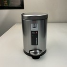 Simplehuman 4 5l Round Step-on Trash Can Cw1852 Brushed Stainless Steel