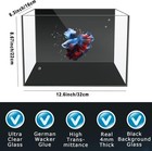 3 Gallon 12 6    L Fish Nano Glass Aquarium W  Separator Plate Betta