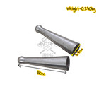 Hand-forged Medieval Iron Butt Cap Set Of 2     Steel End Cap For Spear Polearm