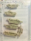 Stampin  Up  A Word For You Clear Mount Stamp Set Sayings