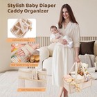 Baby Diaper Caddy With Handle portable Baby Diaper Caddy Organizer
