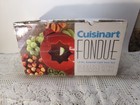 Cuisinart Enamel Cast Iron Fondue Set - Red - 13 Pc  Brand New In Box