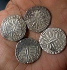 Lot Of 4 Burma Pyu Kingdom Of Beikthano Ce 100-600 Silver Unit 96 Rattis Top Pop