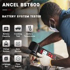 Ancel Bst600 12v 24v Battery Tester With Printer Car Load Charging Cranking Test
