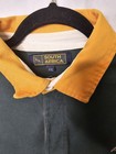South Africa Rugby Shirt Xxl Green Yellow Long Sleeve Springbok Logo