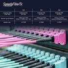 Speedyfibertx 7m Mpo To Mpo 12 Fiber Trunk Cable Om3 Type-b Plenum Ofnp Mtp Comp