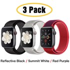 3 Pack Nylon Sport Band Strap For Apple Watch Series 11 10 9 8 7 6 Se 38 49mm