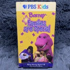Barney Families Are Special Vhs Tape 1995 Pbs Kids Lyrick Sing Along Episodes