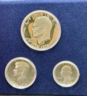 1976 U s  Bicentennial Silver Proof Set 3-coin Original Mint Booklet And Coa