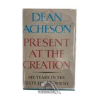 President Harry S Truman Autographed Present At The Creation Book - Jsa Loa