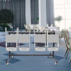 42 Chairs Holder Folding Chair Cart Heavy Duty Mobile Stackable Chair Dolly Iron