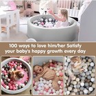 Baby Foam Ball Pit Toddlers Soft Round Kids Sponge Playpen Balls Pool 35 4x1 8in
