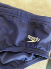 Speedo Size 32 Men s Powerflex Eco Blue Swim Brief Front Lined New