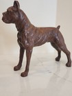 Standing Boxer Dog Made With Crushed Pecan Shell Resin By Red Mill Mfg 