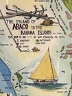 William Johnson Jr  Colored Bahamas Map Island Of Abaco   53 1971 Framed Ex