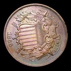 1868 Two Cent Piece 2cp ---- Stunning Details Coin ----   641d