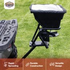 Field Tuff 12v Atv Hitch Mount Receiver 80 Pound Fertilizer Spreader  2 Pack 