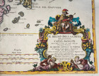 China Japan Corea 1682 Giacomo De Rossi Unusual Large Antique Map 17th Century