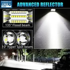 2pc 3  90w Cree Led Work Light Cube Bar Spot Flood Pods Driving Offroad Atv 4wd 