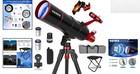 Portable Astronomical Telescope With Adjustable Tripod   Comfortable Stool