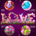 Flower Building Set For Love  791pcs Diy Romantic Floral Brick Kit  Graduation 