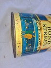 Bond Street Pipe Tobacco Can Phillip Morris Bright Color Contains No Tobacco Vtg