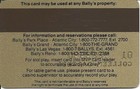 Bally s Casino Las Vegas  Nv - 3rd Issue Mvp Slot Card