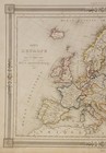 1846 French Map Europe Plate Iii Bocage Atlas Ilustr   Outline Hand Color