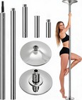 Dance Pole Professional Spinning Dancing Pole 45mm Portable For Home Fitness Kit
