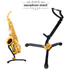 Folding Saxophone Stand Alto tenor Sax Holder Rack Adjustable Metal Tripod Base
