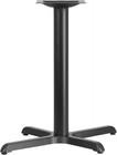 Elegant 23 75  X 30  Black Cast Iron X-base Table Base For Restaurants